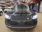 2019 Land Rover Range Rover Hse Черный vin: SALGS2SVXKA560840