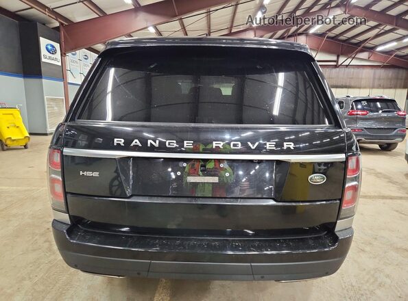 SALGS2SVXKA560840 2019 LAND ROVER RANGE Черный Вид салона спереди