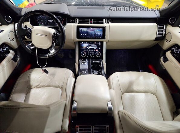 SALGS2SVXKA560840 2019 LAND ROVER RANGE Черный Вид щитка приборов