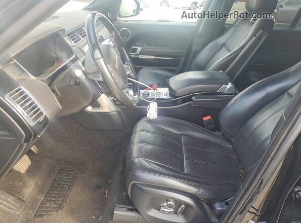 SALGS2VF3GA246362 2016 LAND ROVER RANGE Черный Вид салона спереди