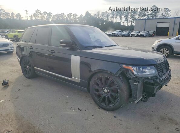 SALGS2VF3GA246362 2016 LAND ROVER RANGE Черный Передняя правая четверть
