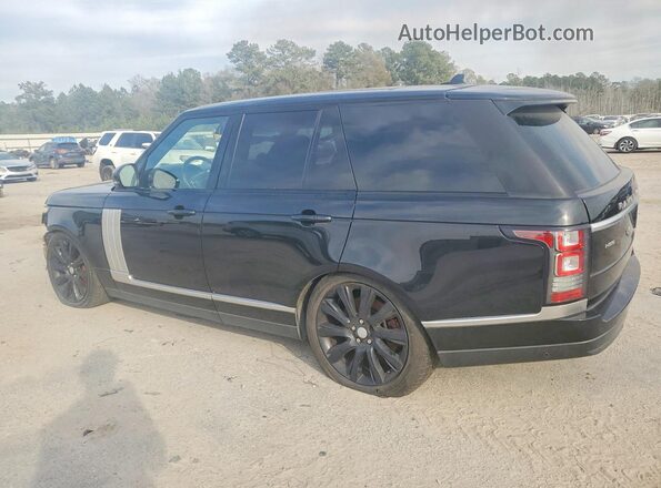 SALGS2VF3GA246362 2016 LAND ROVER RANGE Черный Задняя левая четверть