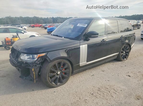 SALGS2VF3GA246362 2016 LAND ROVER RANGE Черный Передняя левая четверть