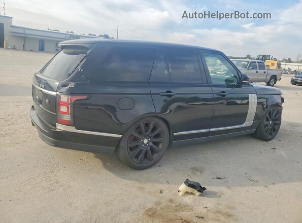 SALGS2VF3GA246362 2016 LAND ROVER RANGE Черный Задняя правая четверть