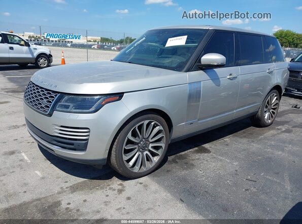 SALGS5RE6JA389963 2018 LAND ROVER RANGE ROVER Silver Przód lewy