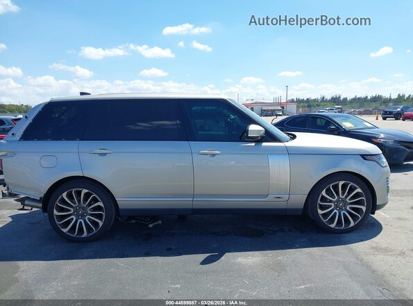 SALGS5RE6JA389963 2018 LAND ROVER RANGE ROVER Silver Widok wnętrza 360 stopni