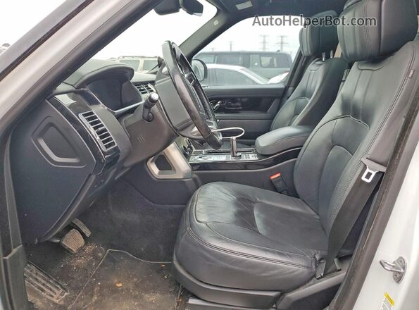 SALGS5RE9JA389018 2018 LAND ROVER RANGE Белый Вид панели приборов