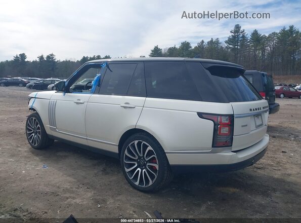 SALGV2EF3GA300301 2016 LAND ROVER RANGE ROVER White Rear left