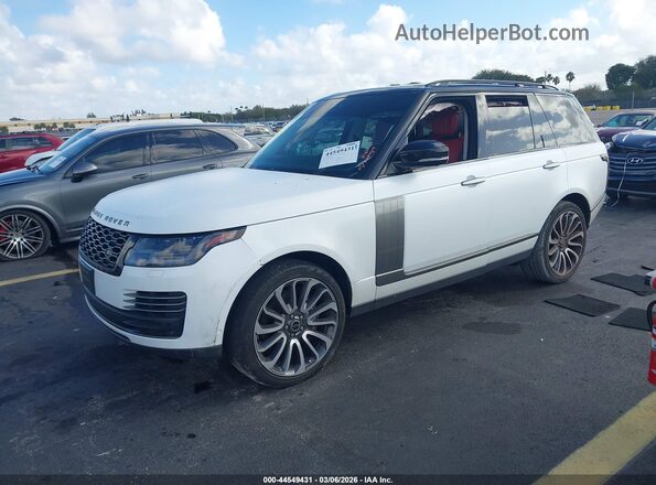 SALGV2SEXLA581406 2020 LAND ROVER RANGE ROVER Белый Передняя левая четверть
