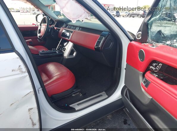 SALGV2SEXLA581406 2020 LAND ROVER RANGE ROVER Белый Вид салона спереди