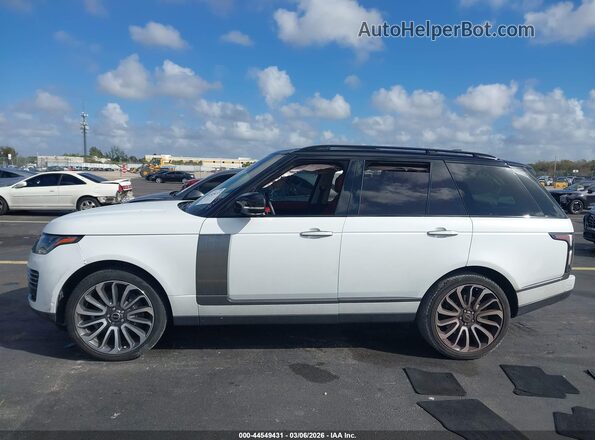 SALGV2SEXLA581406 2020 LAND ROVER RANGE ROVER Белый Вид задней части салона