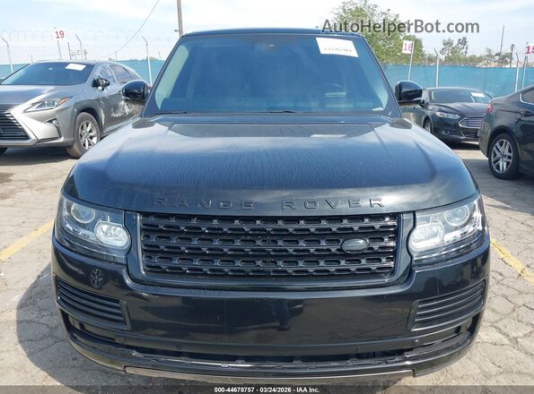 SALGV3EF8GA290659 2016 LAND ROVER RANGE ROVER Черный Вид спереди