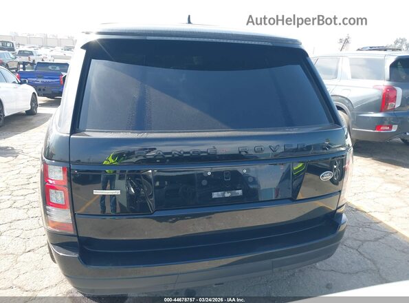 SALGV3EF8GA290659 2016 LAND ROVER RANGE ROVER Черный 