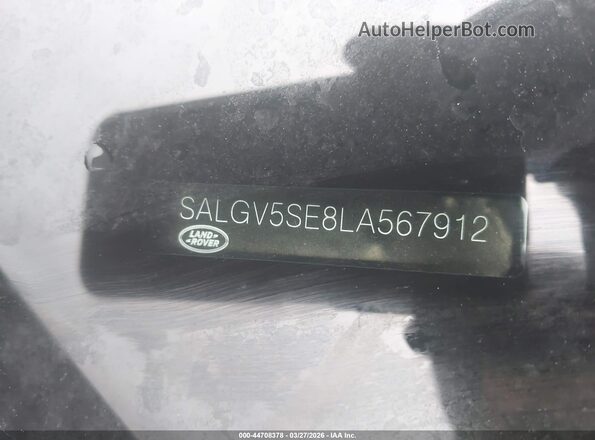 SALGV5SE8LA567912 2020 LAND ROVER RANGE ROVER  