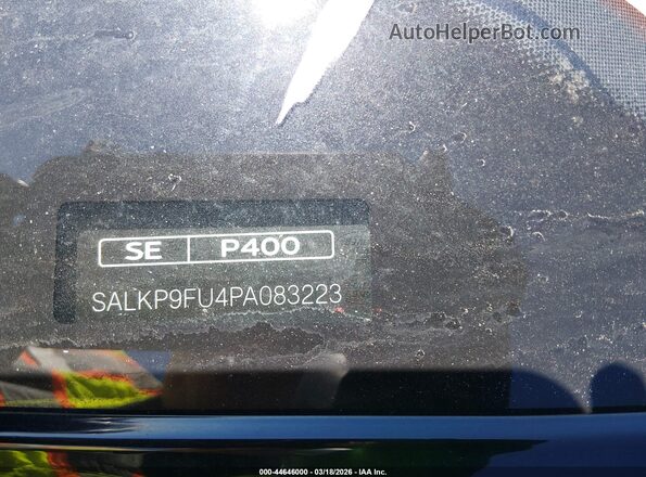SALKP9FU4PA083223 2023 LAND ROVER RANGE ROVER Green Engine compartment view