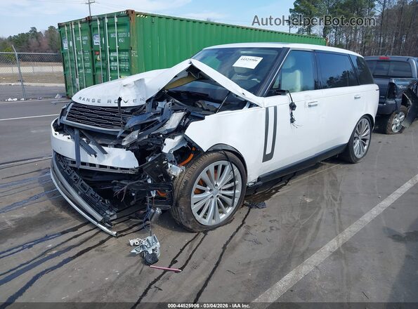 SALKPBE99SA277775 2025 LAND ROVER RANGE ROVER White Vista tres cuartos delantera izquierda