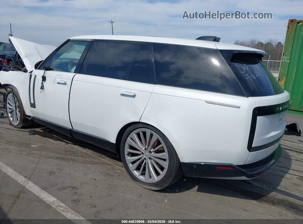 SALKPBE99SA277775 2025 LAND ROVER RANGE ROVER White Trasero izquierdo