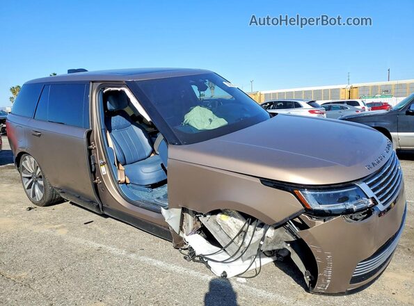 SALKUBE77PA050017 2023 LAND ROVER RANGE Brown Przód prawy