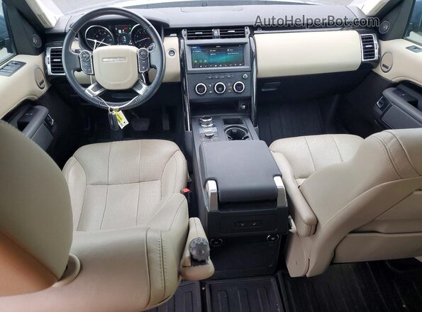 SALRG2RV6JA072354 2018 LAND ROVER DISCOVERY Синий Вид панели приборов
