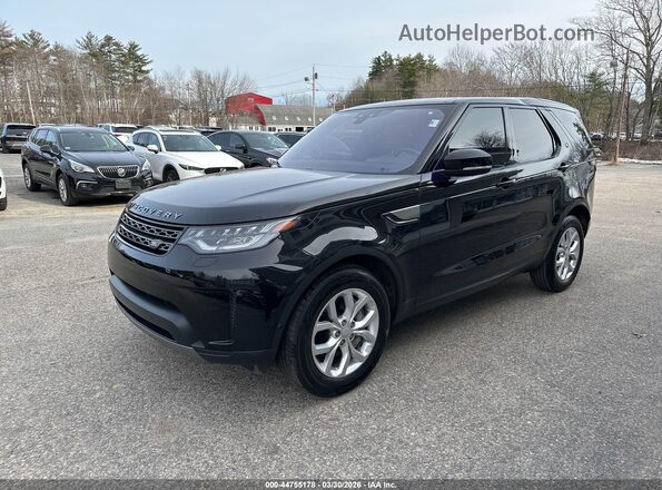 SALRG2RV6KA095182 2019 LAND ROVER DISCOVERY Black Առջևի ձախ երեք քառորդ տեսարան