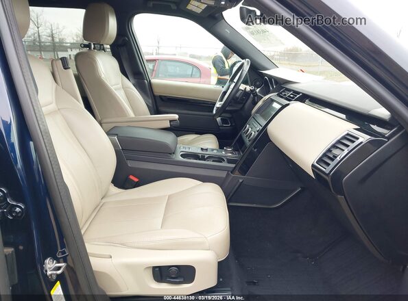 SALRG2RV8L2419342 2020 LAND ROVER DISCOVERY Navy Vista interior delantera