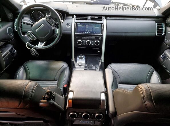 SALRHBBK8HA014043 2017 LAND ROVER DISCOVERY Gray Вид панелі приладів