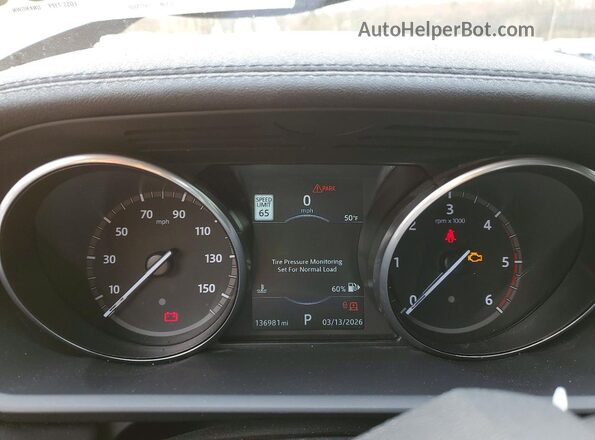 SALRHBBK8HA014043 2017 LAND ROVER DISCOVERY Gray Вид щитка приладів