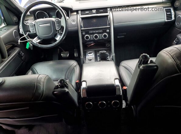 SALRHBBV2HA044908 2017 LAND ROVER DISCOVERY White Вид щитка приладів
