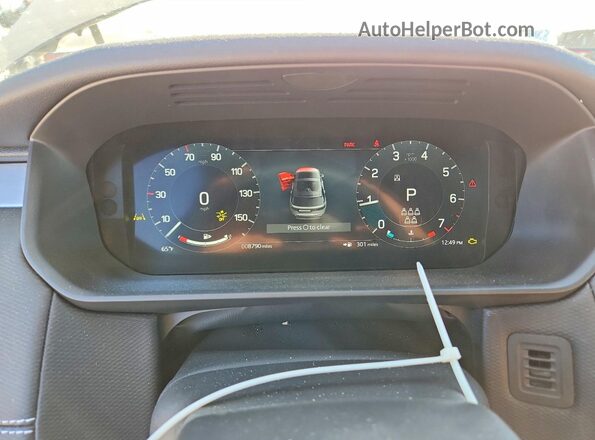 SALRL4EU5S2509065 2025 LAND ROVER DISCOVERY Tan Widok zestawu wskaźników