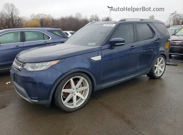 SALRR2RV1L2416373 2020 LAND ROVER DISCOVERY Синий Передняя левая четверть