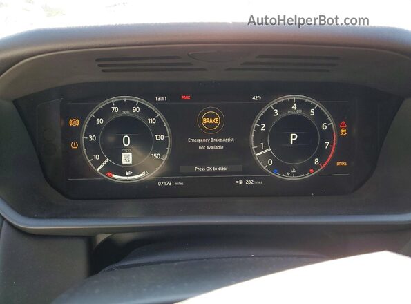 SALRR2RV6JA073238 2018 LAND ROVER DISCOVERY Серебряный Вид щитка приборов