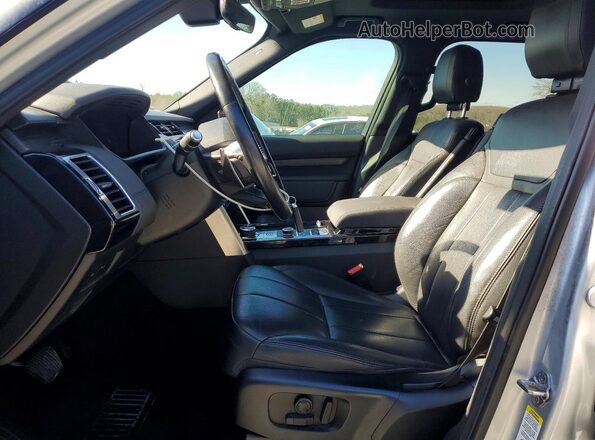 SALRR2RV6JA073238 2018 LAND ROVER DISCOVERY Серебряный Вид салона спереди