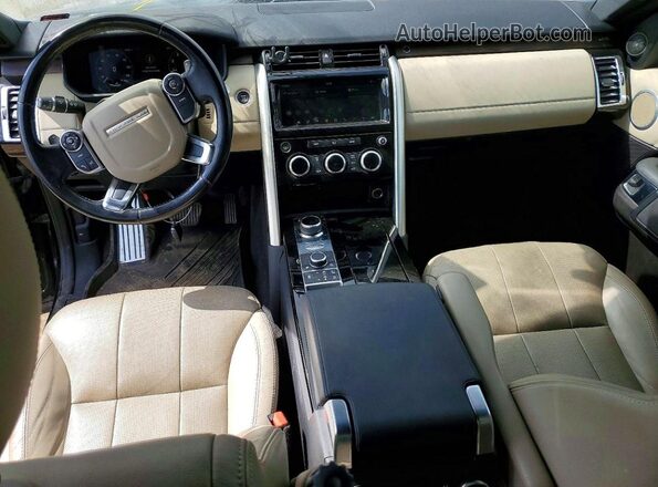 SALRR2RVXJA059052 2018 LAND ROVER DISCOVERY Черный Вид панели приборов