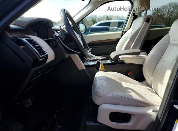SALRR2RVXJA063165 2018 LAND ROVER DISCOVERY Синий Вид салона спереди