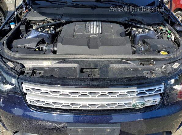 SALRR2RVXJA063165 2018 LAND ROVER DISCOVERY Синий Вид подкапотного пространства