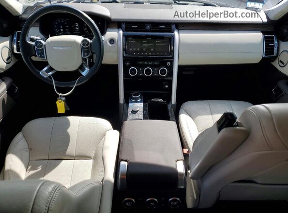 SALRR2RVXJA063165 2018 LAND ROVER DISCOVERY Синий Вид панели приборов