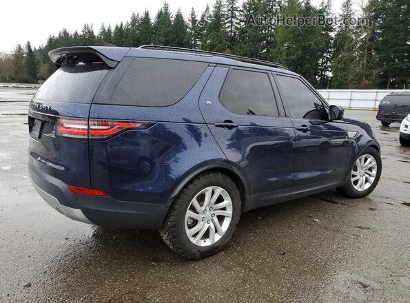 SALRRBBV8HA037569 2017 LAND ROVER DISCOVERY Синий Задняя правая четверть