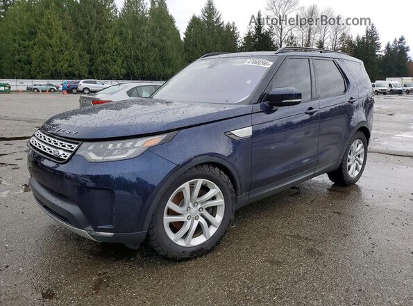 SALRRBBV8HA037569 2017 LAND ROVER DISCOVERY Синий Передняя левая четверть