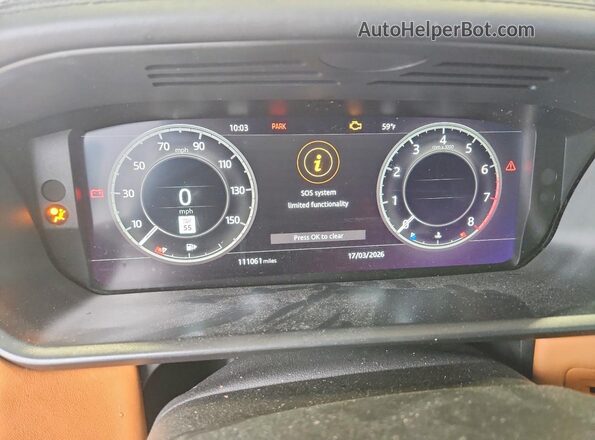 SALRT2RV5K2401228 2019 LAND ROVER DISCOVERY Белый Вид щитка приборов
