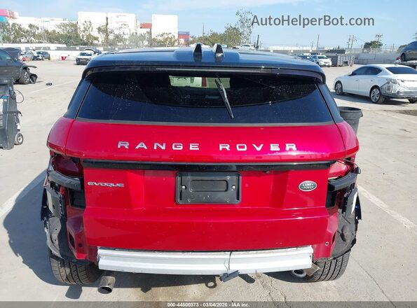 SALVP2BG9GH164245 2016 LAND ROVER RANGE ROVER EVOQUE Красный 