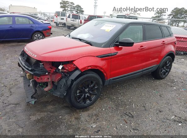 SALVP2RX9KH341116 2019 LAND ROVER RANGE ROVER EVOQUE Red Vista tres cuartos delantera izquierda