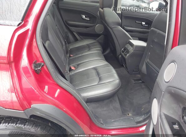SALVP2RX9KH341116 2019 LAND ROVER RANGE ROVER EVOQUE Red Vista de la etiqueta del VIN
