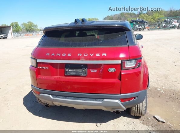 SALVR2BG1GH145411 2016 LAND ROVER RANGE ROVER EVOQUE Красный 