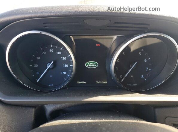 SALWG2FV4HA156335 2017 LAND ROVER RANGE Черный Вид щитка приборов