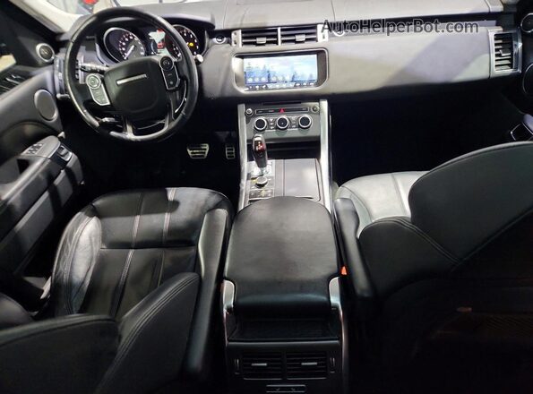 SALWG2FV4HA675854 2017 LAND ROVER RANGE Черный Вид панели приборов