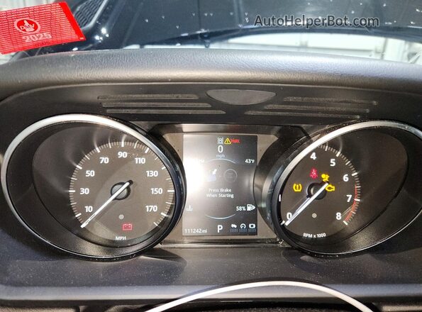 SALWG2FV4HA675854 2017 LAND ROVER RANGE Черный Вид щитка приборов