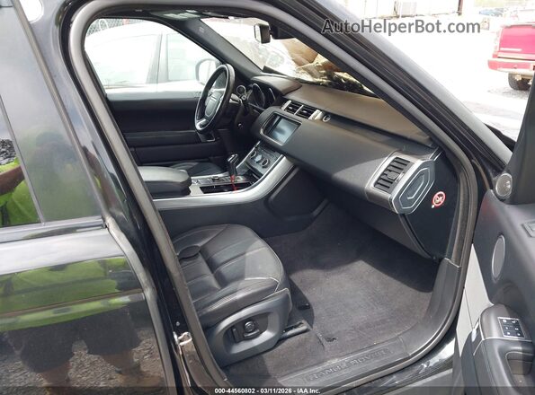 SALWG2VF1GA632159 2016 LAND ROVER RANGE ROVER SPORT Black Widok wnętrza z przodu