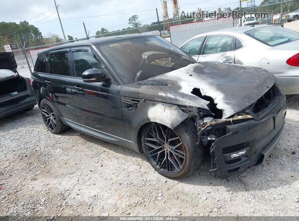SALWG2VF1GA632159 2016 LAND ROVER RANGE ROVER SPORT Black Przód prawy