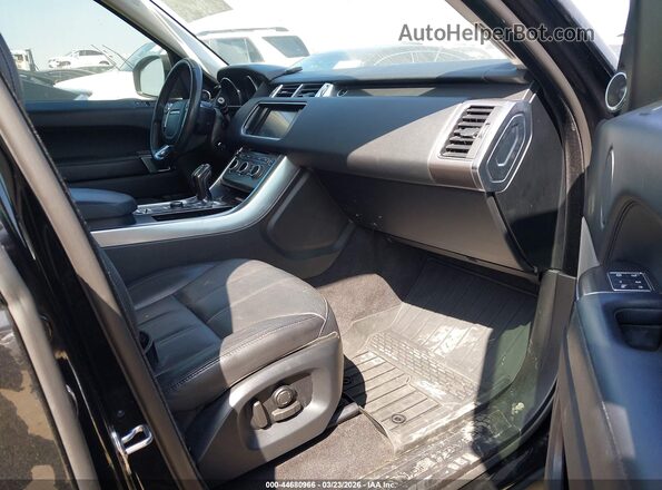 SALWG2VF6GA583184 2016 LAND ROVER RANGE ROVER SPORT Черный Вид салона спереди