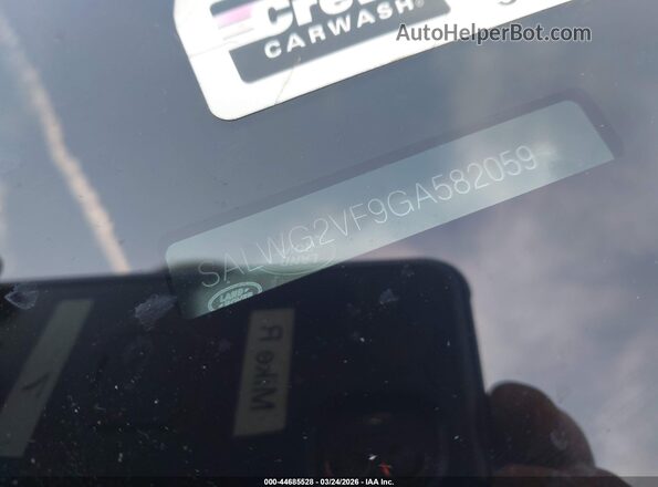 SALWG2VF9GA582059 2016 LAND ROVER RANGE ROVER SPORT Серый Вид подкапотного пространства